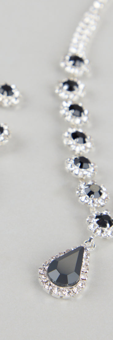 Get inspired with the Luxe Beauty Rhinestone Necklace And Earrings Set, a feed-worthy piece that’s part of Windsor's updated and curated women’s clothing edit packed with must-have fall outfit ideas.