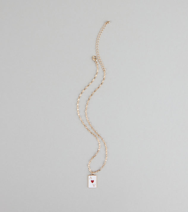 Ace Your Look Heart Pendant Necklace