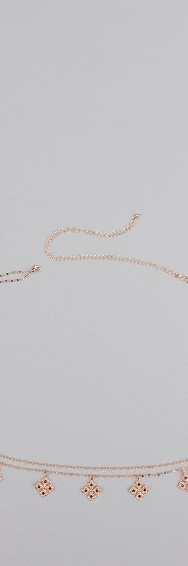 Glimmer Game Strong Layered Belly Chain