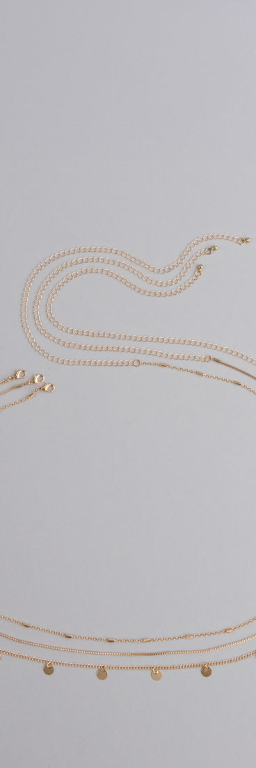 Shine On Me Layered Disc Belly Chain