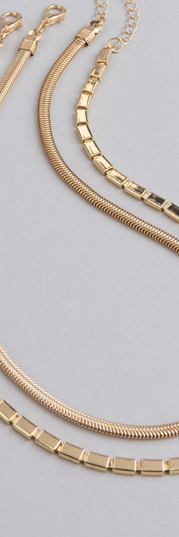 Double The Drama Layered Chain Necklace