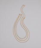 Keep It Sparkling Layered Necklace Set