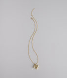 Say It Bold Bubble Letter Charm Necklace