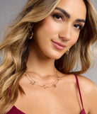 Just Bloomed Floral Layered Necklace
