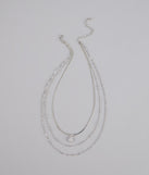 Layers of Luxe Teardrop Cubic Zirconia Necklace