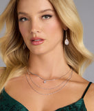 Layers of Luxe Teardrop Cubic Zirconia Necklace