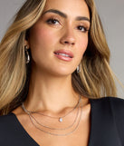 Layers of Luxe Teardrop Cubic Zirconia Necklace