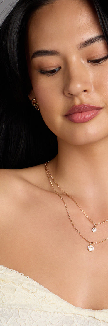 Double The Sparkle Layered Necklace