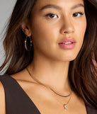 Glow Moment Layered Rhinestone Necklace