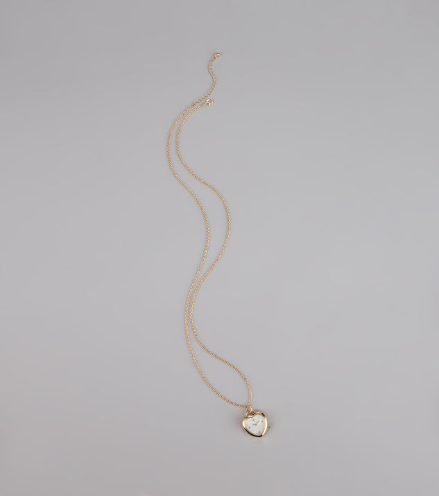 Time After Time Heart Watch Necklace