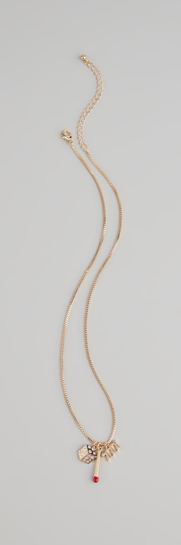 Lucky Streak Charm Necklace