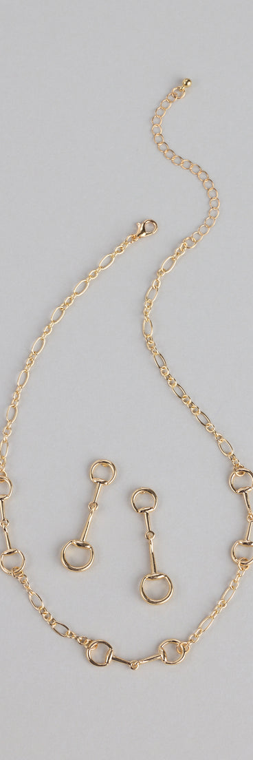 Everyday Luxe Necklace And Earrings Set