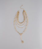 Golden Hour Drop Chain Necklace