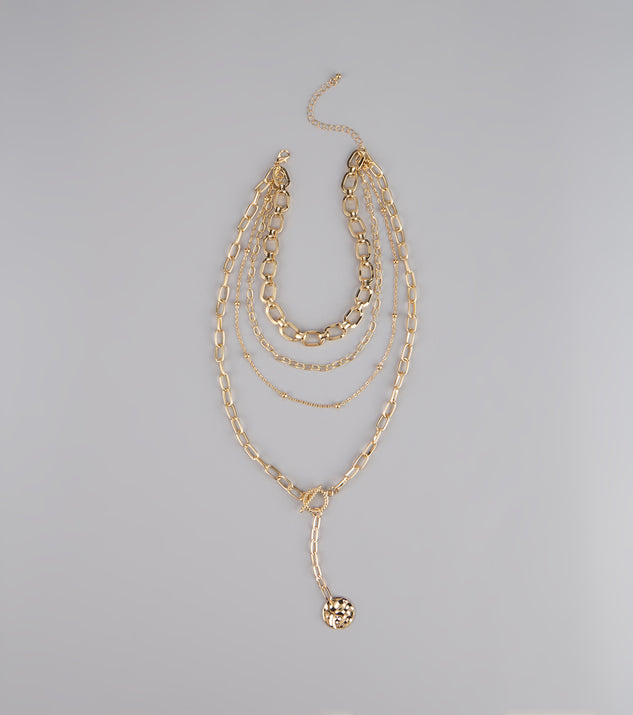 Golden Hour Drop Chain Necklace
