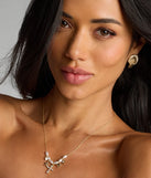 Seas the Moment Faux Pearl Charm Necklace