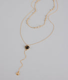 Effortlessly Elevated Layered Lariat Necklace