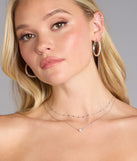Effortless Shine Cubic Zirconia Layered Necklace Set