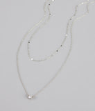 Effortless Shine Cubic Zirconia Layered Necklace Set