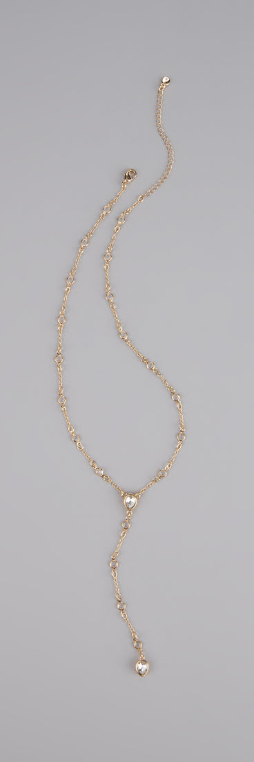 Dainty Glow Rhinestone Necklace