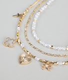 Charm School Layered Bead Necklace