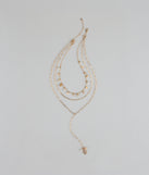 Perfect Style Layered Lariat Necklace