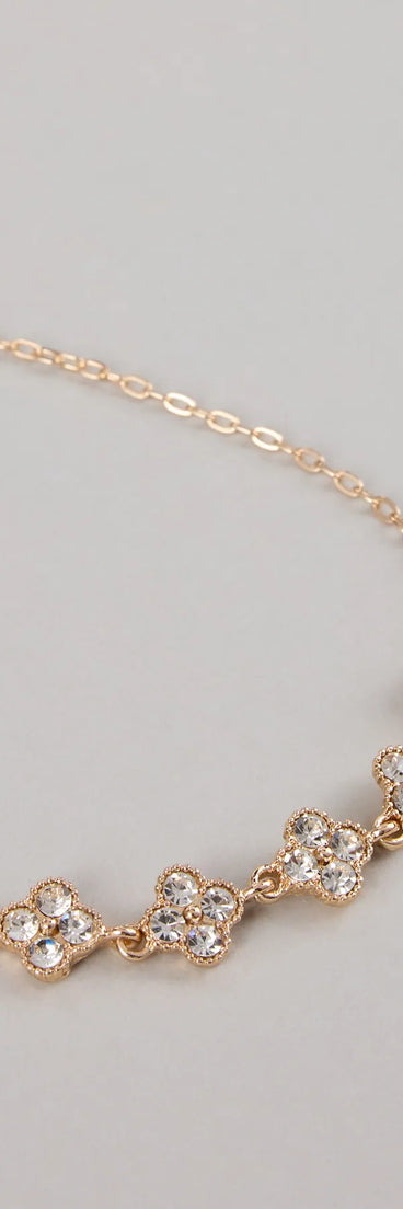 Lucky Girl Energy Clover Charm Necklace