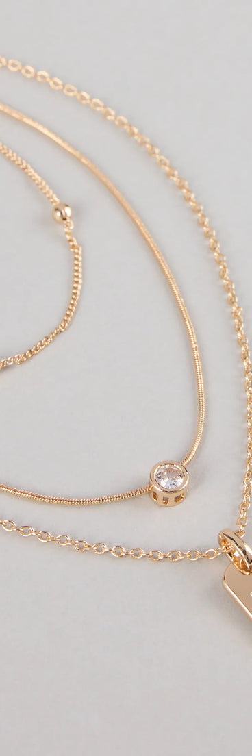 Make A Wish 11:11 Layered Chain Necklace