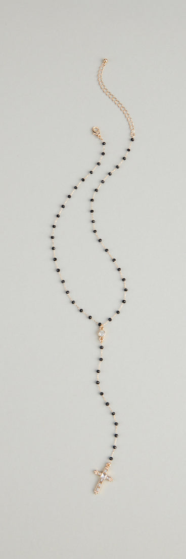 This piece brings trend-right energy to the Beaded Faith Cross Necklace, perfect for fall outfits that stand out.