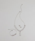 Bloom Baby Bloom Rhinestone Jewelry Set