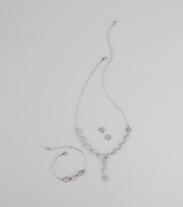 Bloom Baby Bloom Rhinestone Jewelry Set