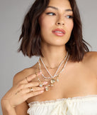 Sweetheart Vibes Necklace And Earrings Set