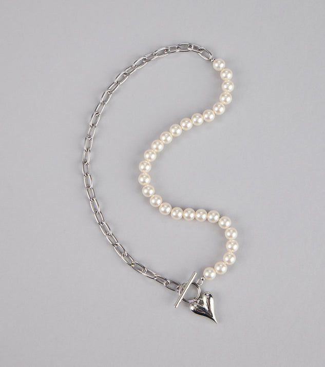 Mixed Feelings Chain Pearl Necklace