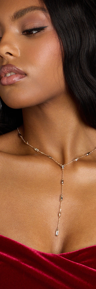 Glow With It Rhinestone Necklace