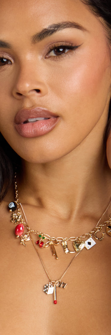 Good Vibes Only Charm Necklace