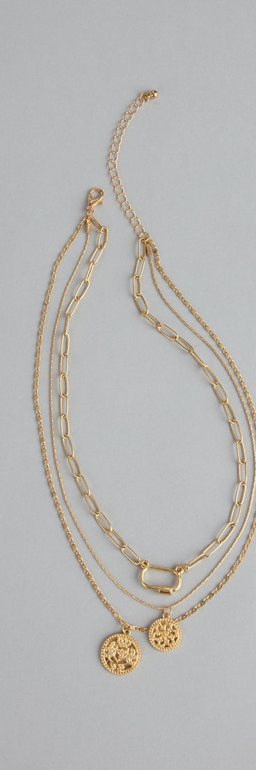 Effortlessly Stacked Layered Chain Necklace