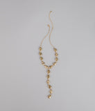 Effortless Edge Statement Lariat Necklace