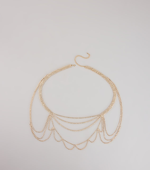 Starfall Rhinestone Body Chain