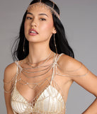 Starfall Rhinestone Body Chain