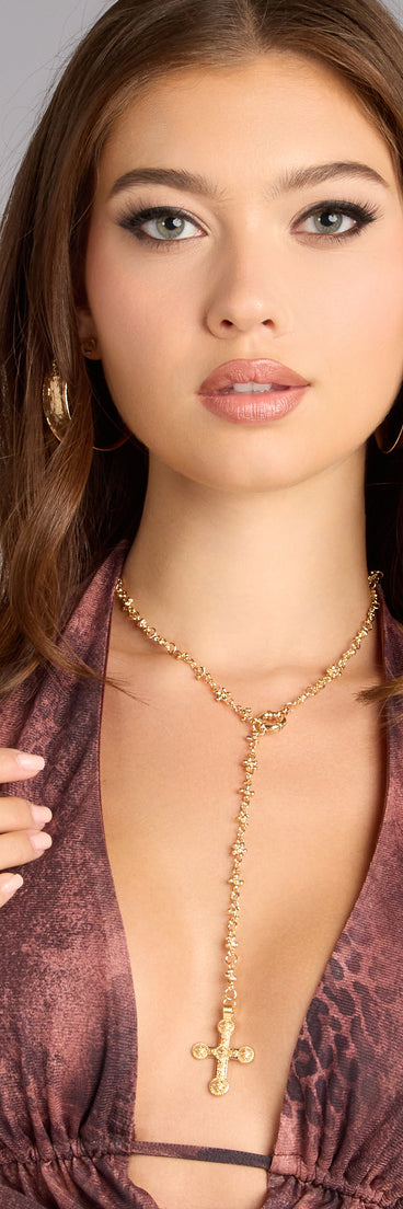 Faithfully Chic Cross Necklace