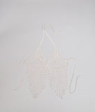 Goddess Drip Rhinestone Bra Chain Necklace