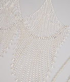 Goddess Drip Rhinestone Bra Chain Necklace
