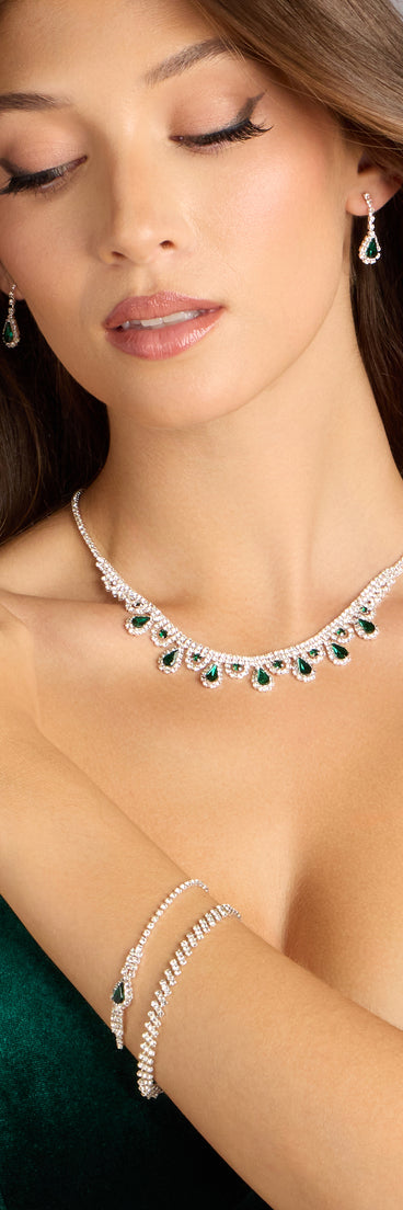 Glam Theory Necklace And Earrings Set