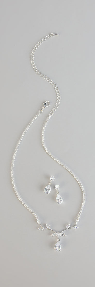 Radiant Luxe Cubic Zirconia Jewelry Set