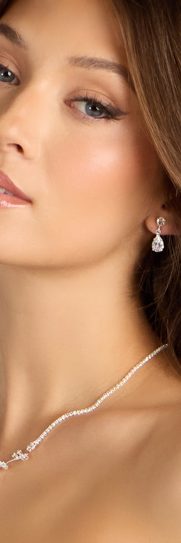 Radiant Luxe Cubic Zirconia Jewelry Set