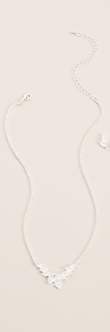 Nature Of Glam Cubic Zirconia Jewelry Set