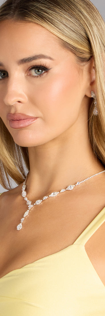 Dazzling Elegance Necklace And Earrings Set