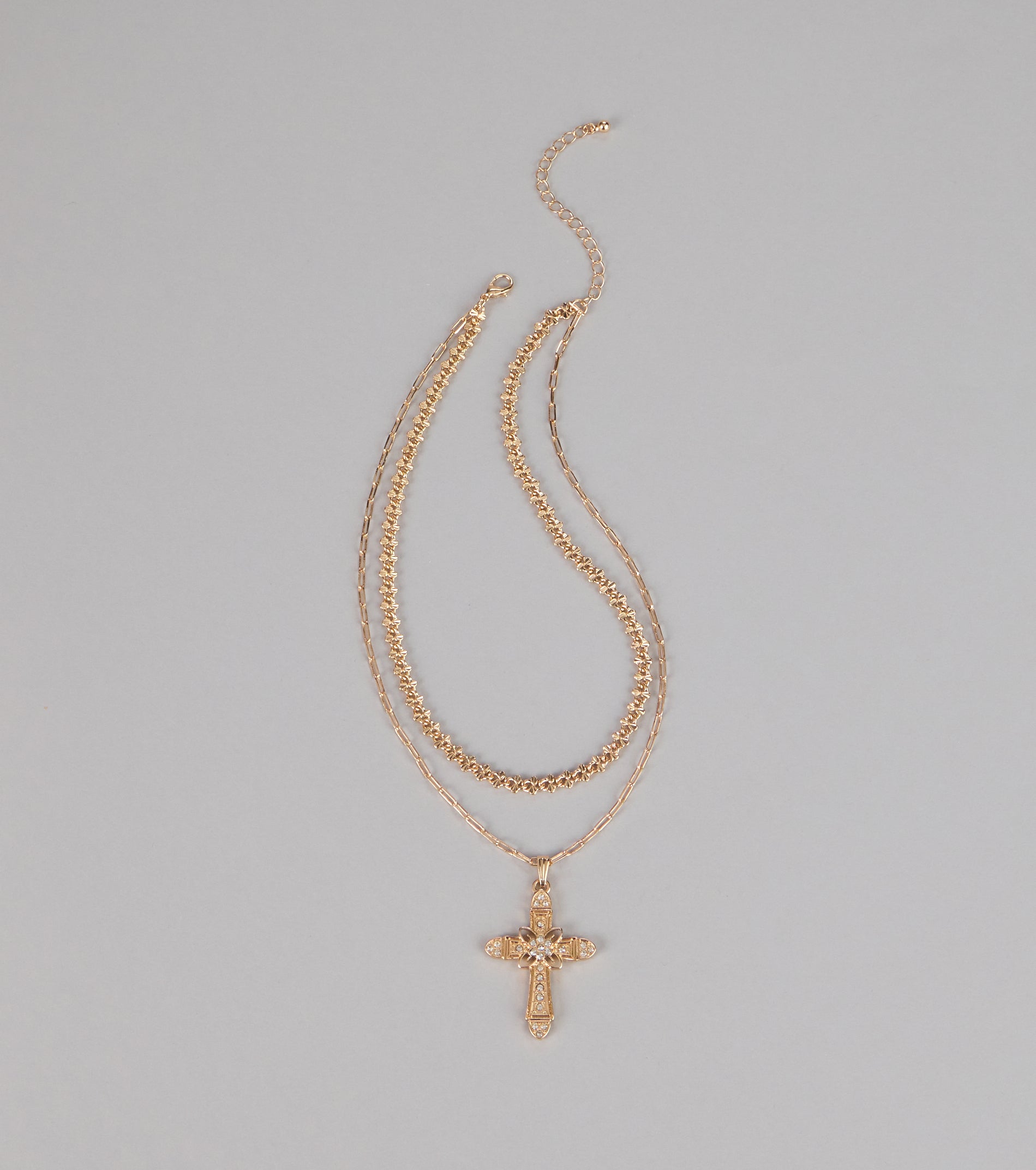 ア*！様 Enasoluna Shining road necklace Shining Faith Cross Chain Necklace | Windsor