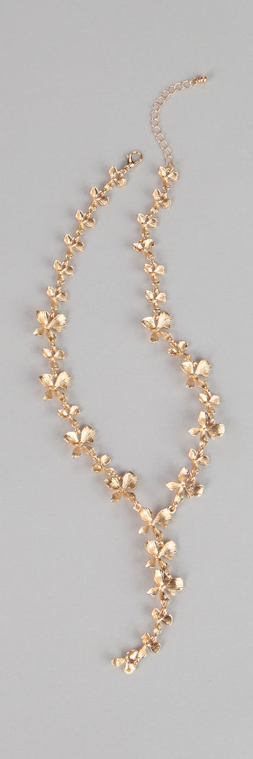 Bloom And Glow Lariat Necklace