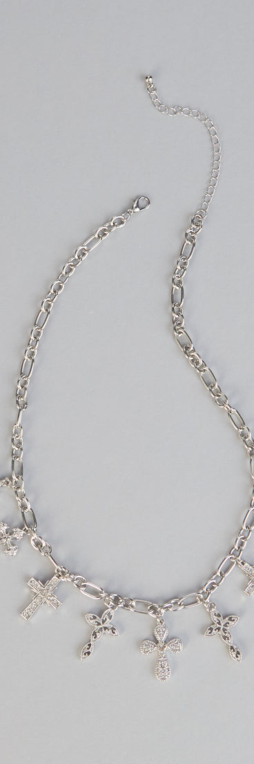 Faith Mode Cross Charm Necklace