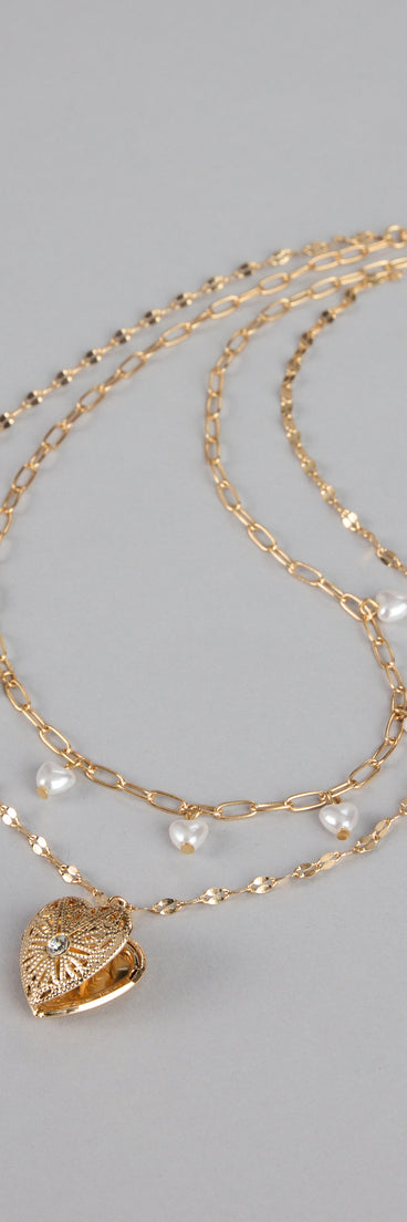 Love Notes Pearl Charm Necklace